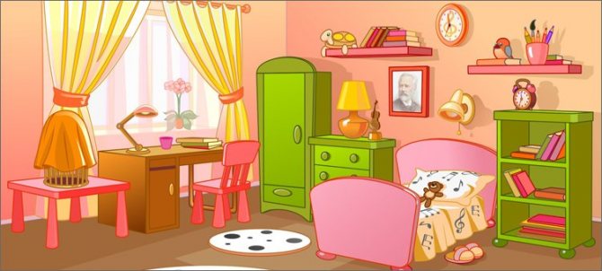 pink-children&#39;s-room