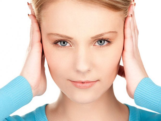 Ears get stuffy and headaches at what pressure?