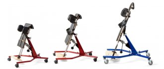 Front tilt stander Rifton in three sizes