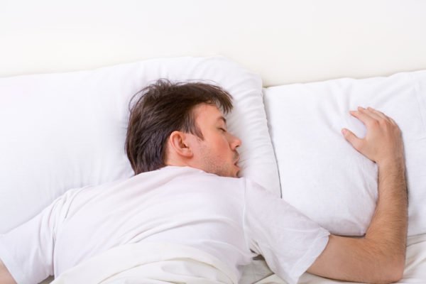 A nerve may be pinched due to an uncomfortable posture during sleep.